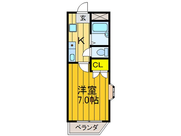 レスポワ－ル太田の物件間取画像